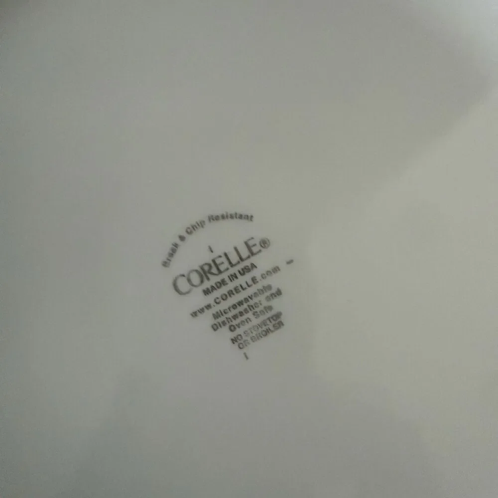Set of 3 Corelle BLUE HEARTS Dinner Plates Cottagecore Shabby Chic